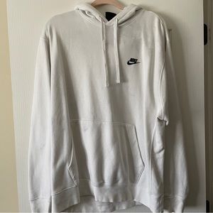white nike hoodie